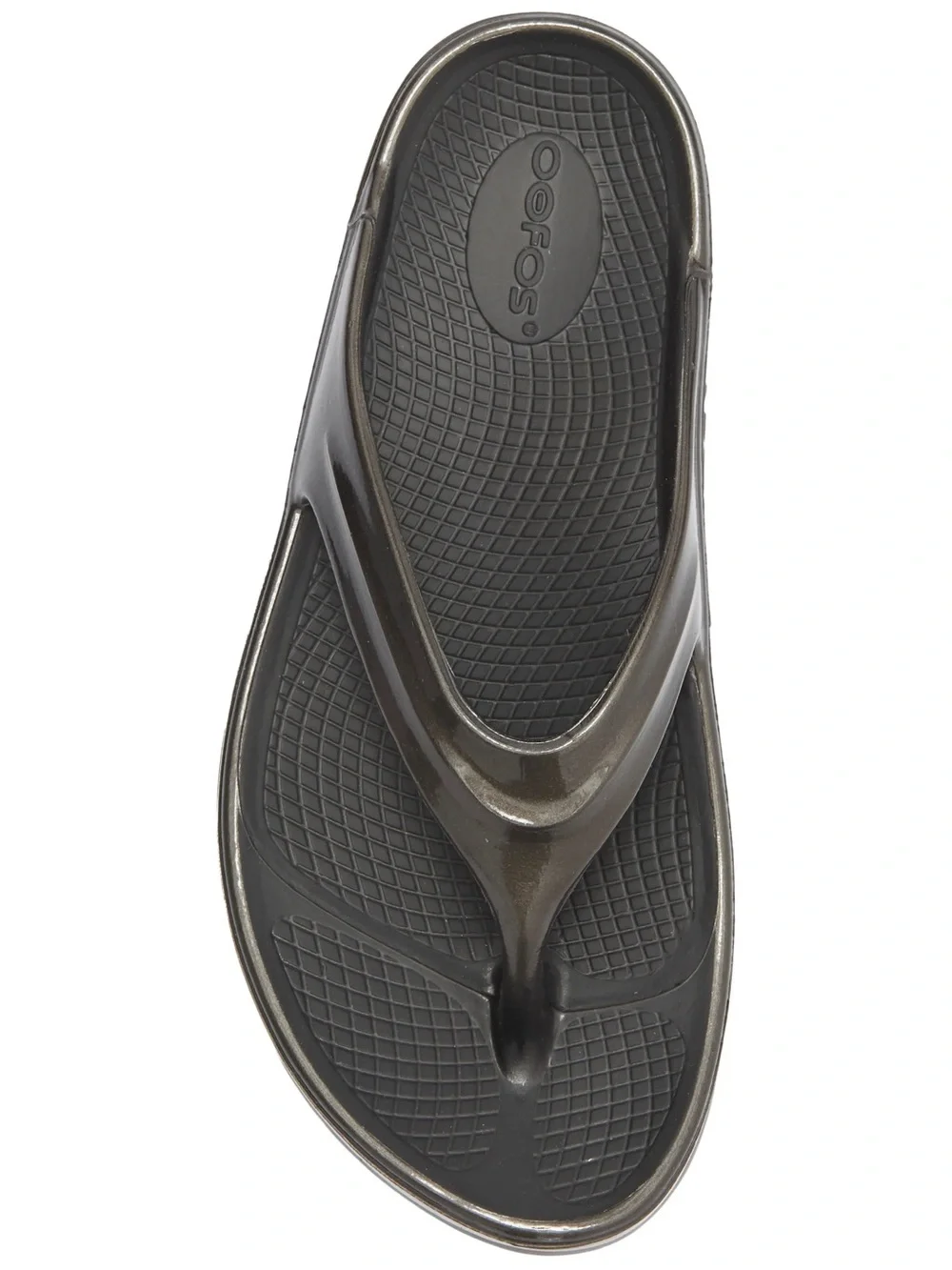 😎 OOFOS oolala black sandals